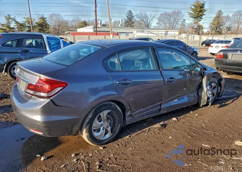 2015 Honda Civic Lx from USA, damaged, VIN 19XFB2F58FE287641
